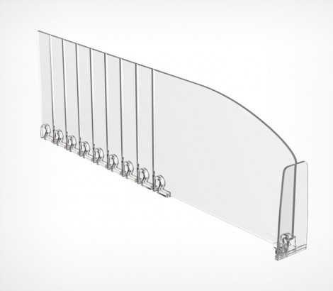 Пластиковый разделитель Европос, длина 0285-0484