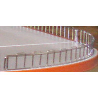 Ограждение овальное MW СК/СМ 1/2 (полка 500) цинк