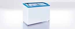 Морозильный ларь с гнутыми раздвижными стеклами Italfrost CF300C без корзин
